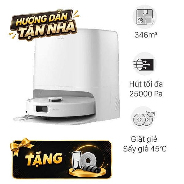 Robot hút bụi lau nhà Roborock Qrevo 2 Pro - Trắng